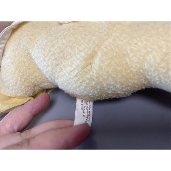 Goffa Sleeping Stuffed Plush Teddy Bear Cream W/Yellow Pajamas Prays works - Picture 9 of 10